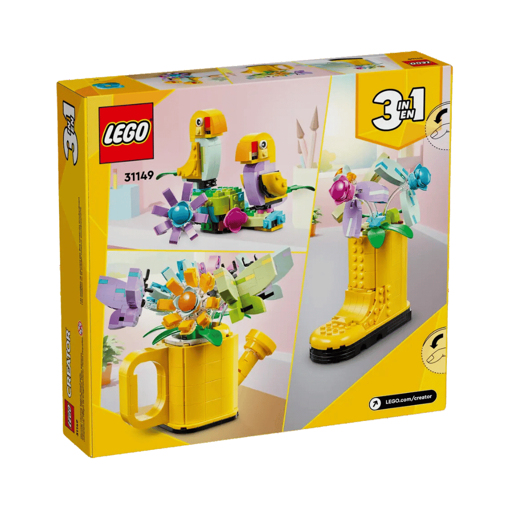 Lego Flowers in Watering Can - Medaid International