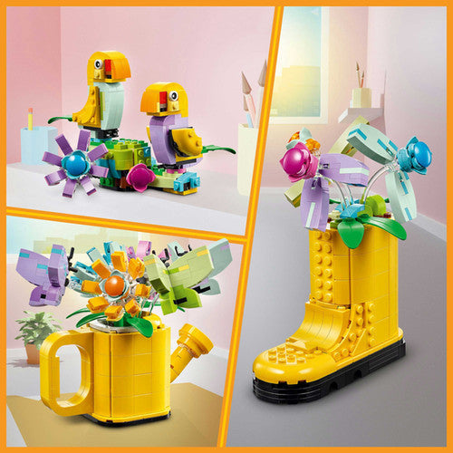 Lego Flowers in Watering Can - Medaid International