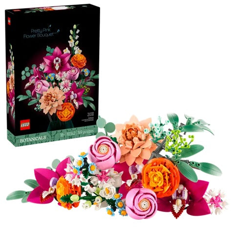 Pretty Pink Flower Bouquet V29 Lego Flowers By Lego - Medaid International