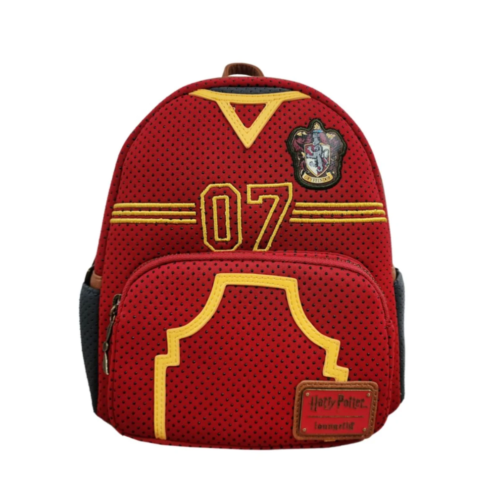 Loungefly! Leather: Harry Potter Quidditch Uniform Mini Backpack - Medaid International