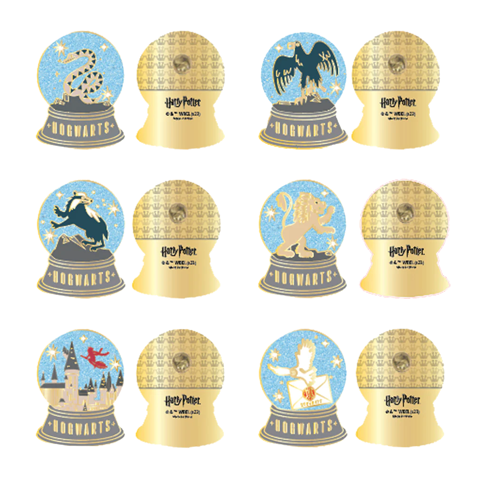 Loungefly! Blind Box Pin: Harry Potter Snowglobes Blind Pin Set - Medaid International