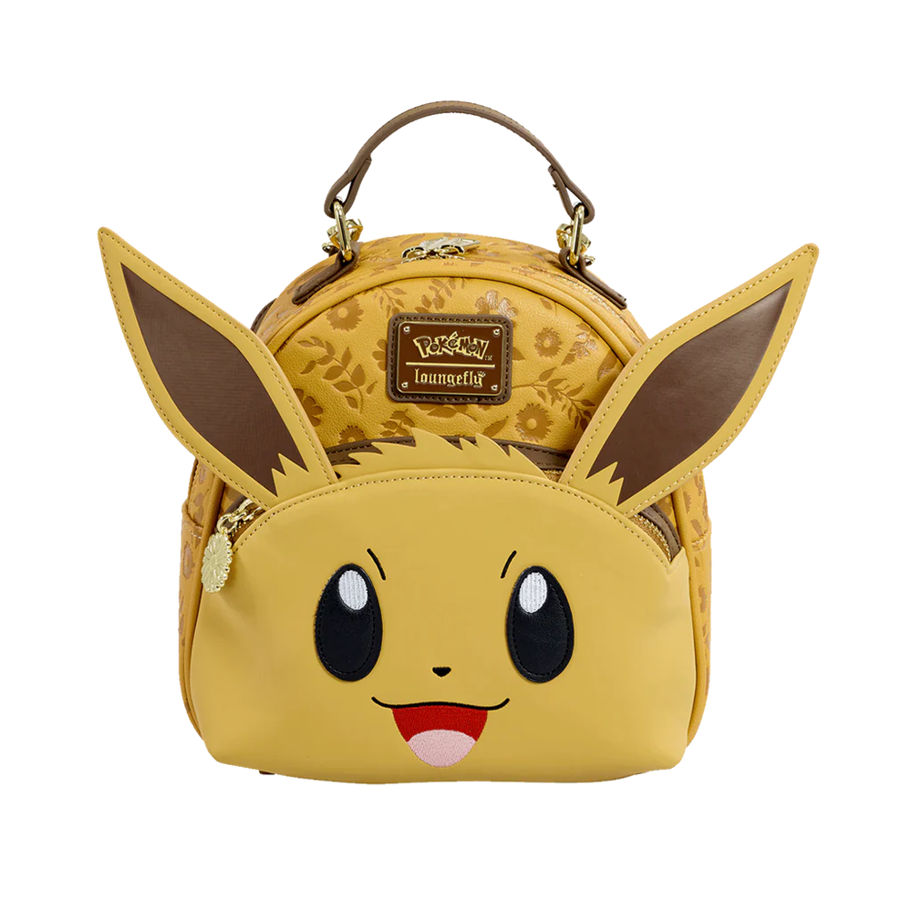 Loungefly! Leather: Pokemon Eevee Cosplay Convertible Backpack - Medaid International