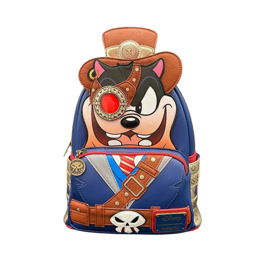Loungefly! Leather: Pete Steampunk Mini Backpack - Medaid International