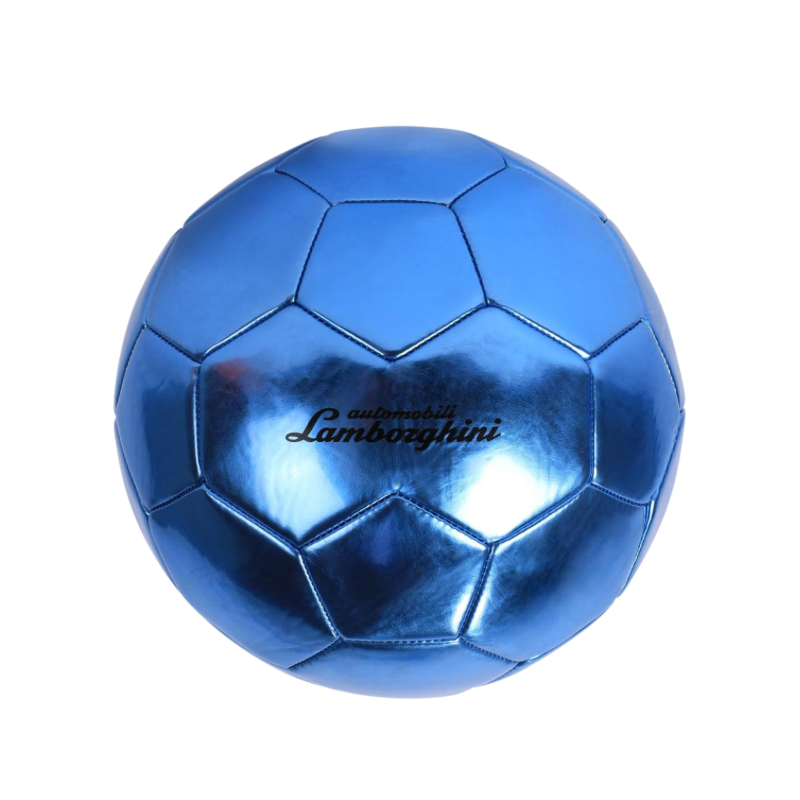 LAMBORGHINI No.5-MATELIC PVC SOCCER BALL - BLUE - Medaid International