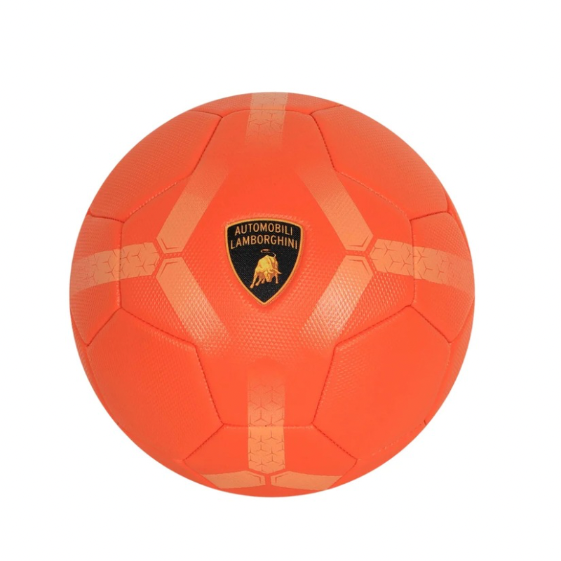 LAMBORGHINI #5 MACHINE SEWING PVC SOCCER BALL - ORANGE - Medaid International