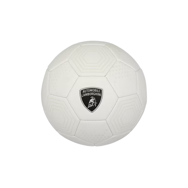 LAMBORGHINI #5 MACHINE SEWING PVC SOCCER BALL - WHITE - Medaid International