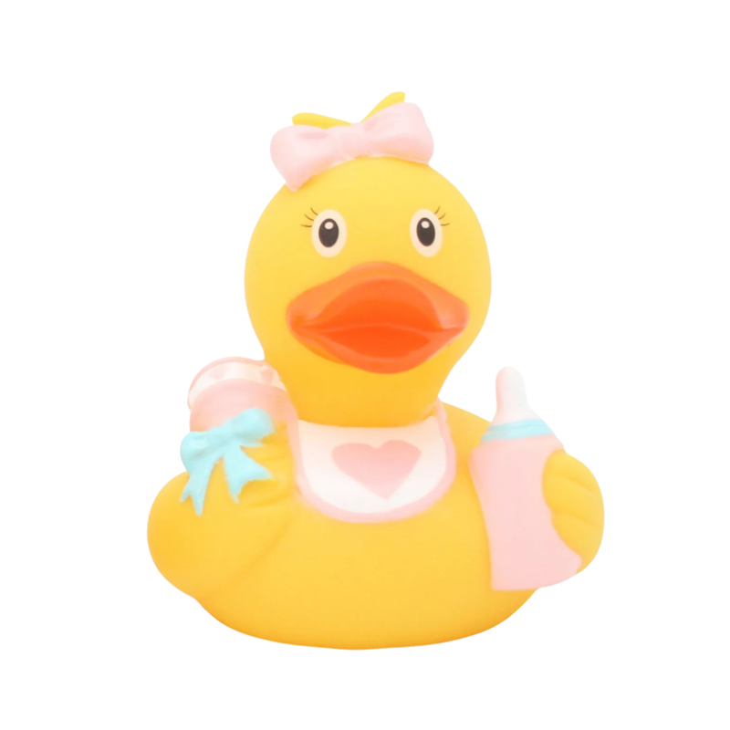 LILALU BABY GIRL DUCK PINK & YELLOW SMALL - Medaid International