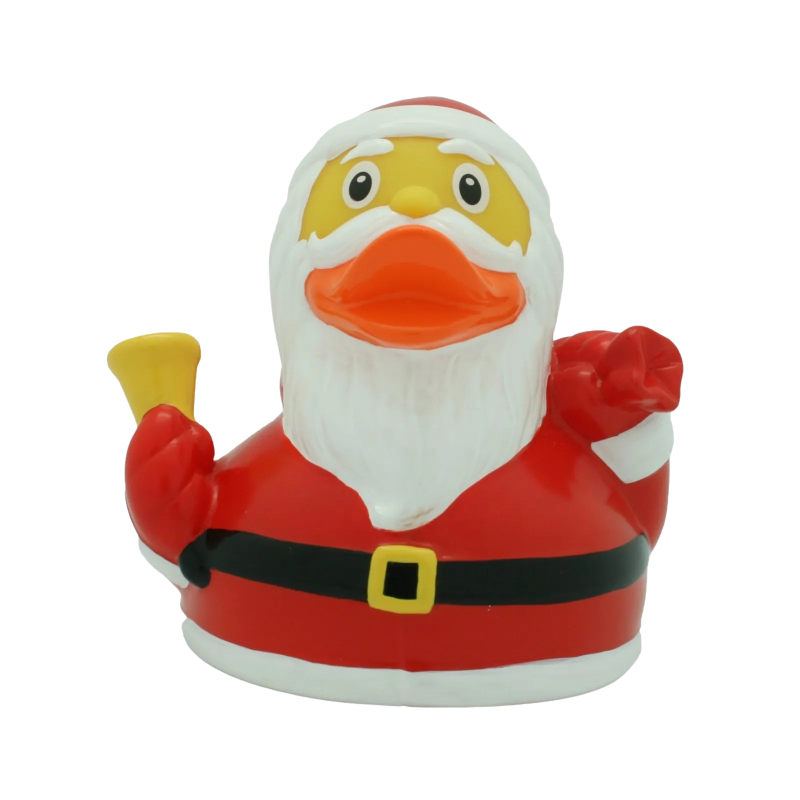 LILALU SANTA CLAUS DUCK RED/WHITE SMALL - Medaid International