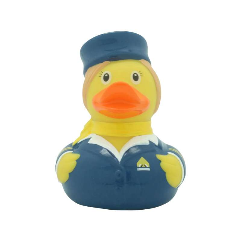 Lilalu-Bath Toy-Stewardess Duck -Blue/Yellow - Medaid International