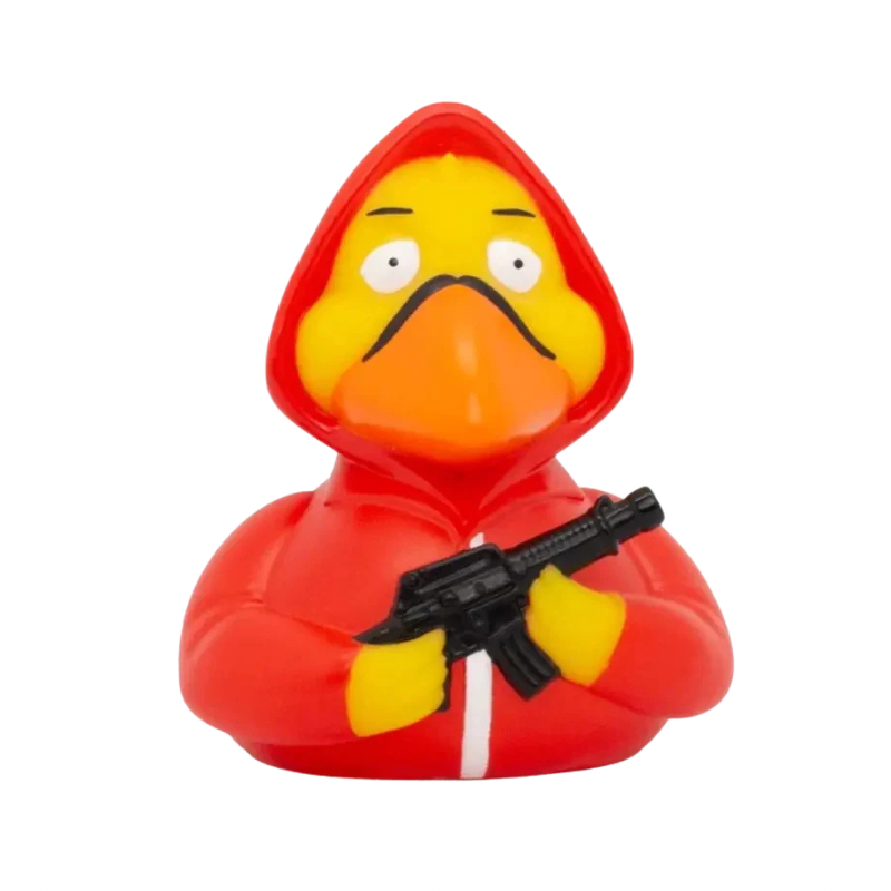 Red Money Duck - design by LILALU - Medaid International