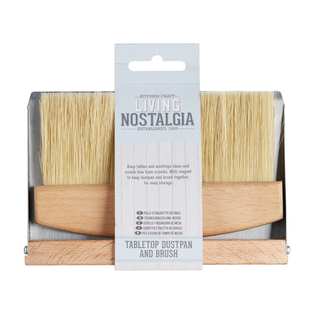 Living Nostalgia Tabletop Dustpan & Brush - Medaid International