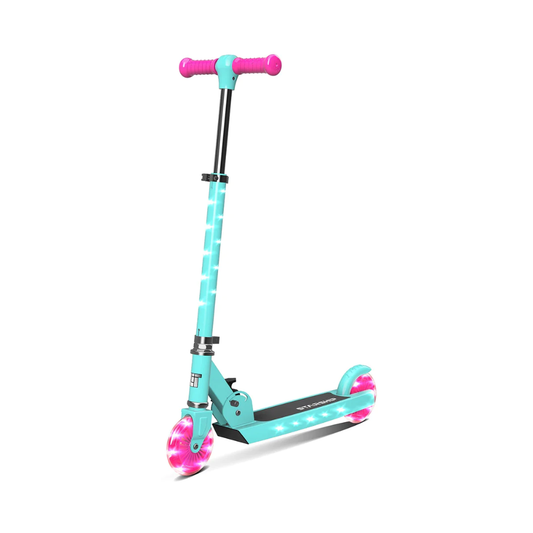 Lit Starship Bright Turquoise - 2 wheel scooter By Spartan - Medaid International