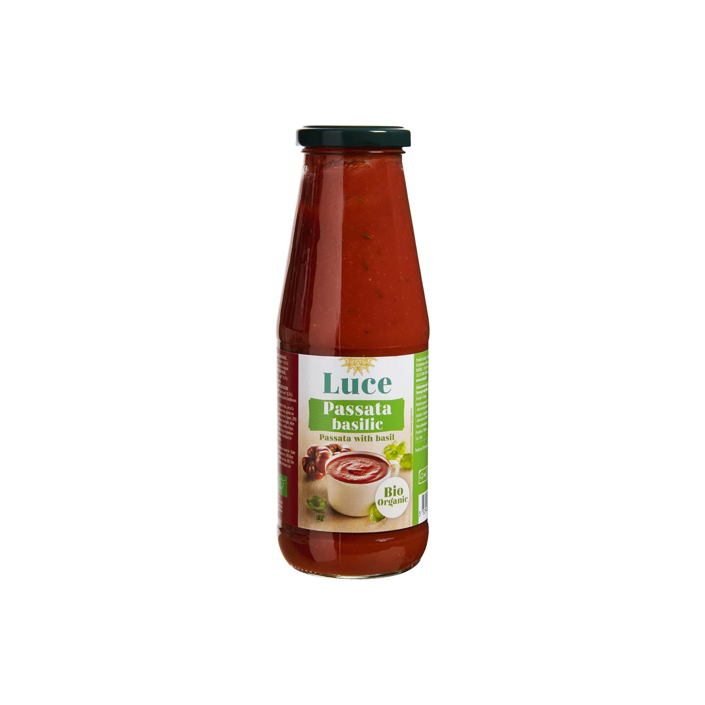 LUCE ORGANIC PASSATA WITH BASIL - Medaid International