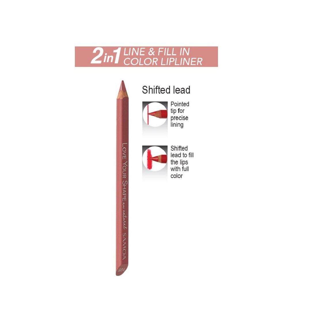 Samoa Love Your Shape Line & Fill au naturel Lip Liner - Medaid International