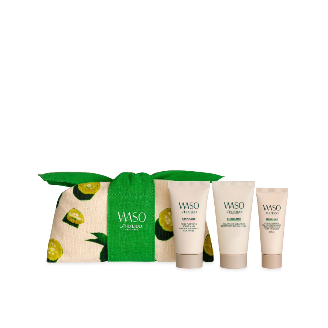 Shiseido Waso Skin Perfecting Gel To Oil Kit - Medaid International