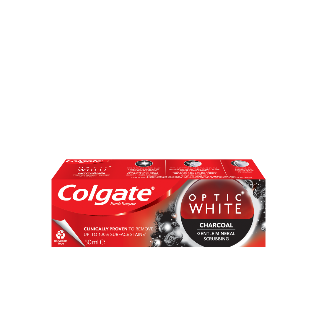 Colgate Toothpaste Optic Charcoal 50ml - Medaid