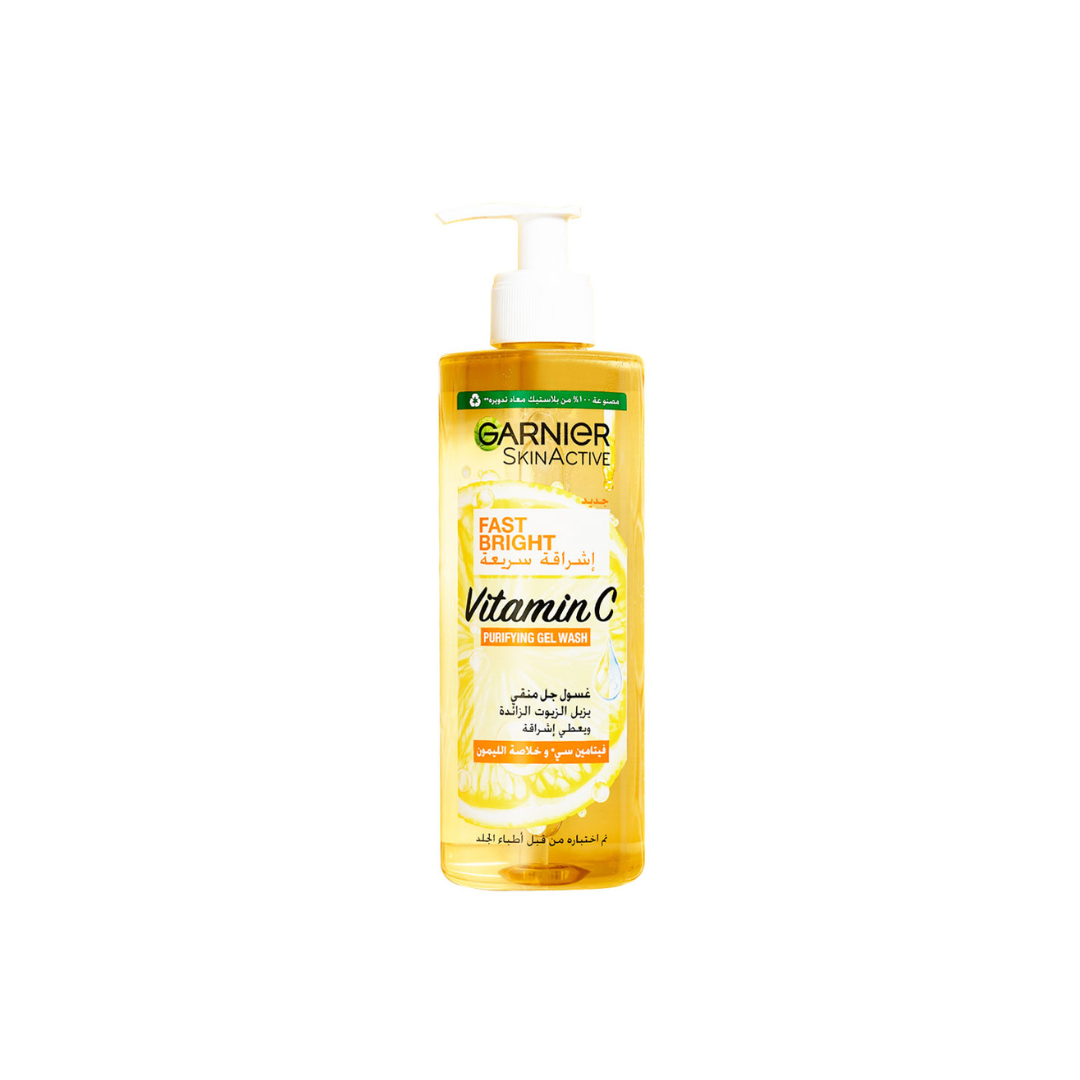 Garnier Fast Bright Face Wash With Vitamin C 400ml - Medaid