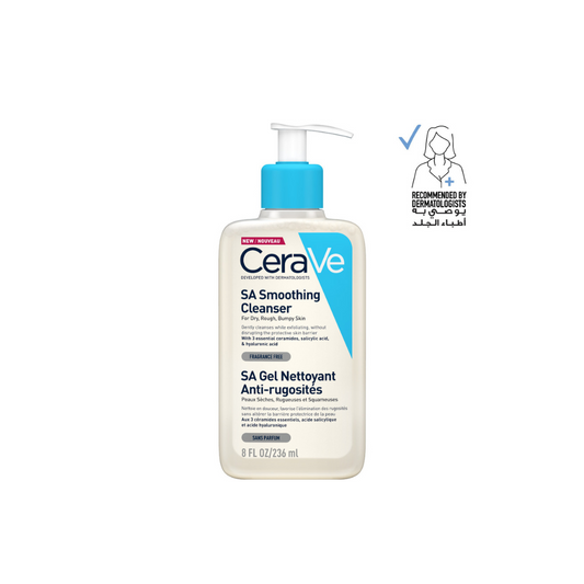 CeraVe SA Smoothing Cleanser For Normal, Dry And Rough Skin 236ml - Medaid