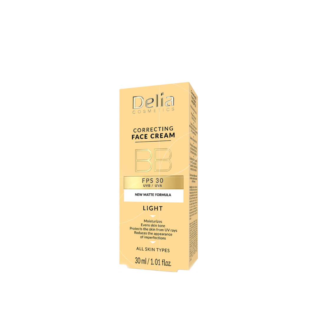 Delia Face Correcting BB Cream Light SPF 30 30ml - Medaid