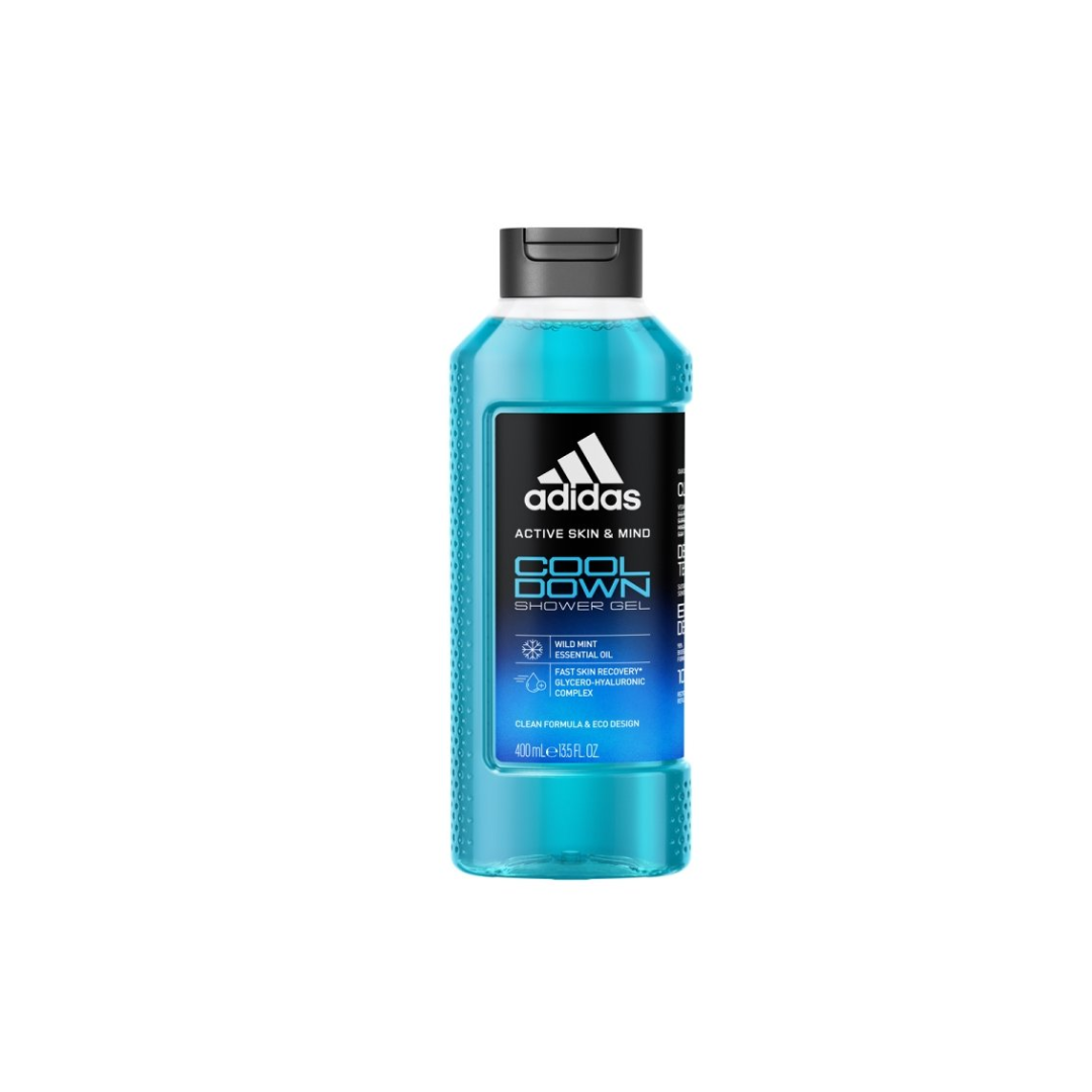 Adidas Active Skin & Mind Cool Down Shower Gel For Men 400ml - Medaid