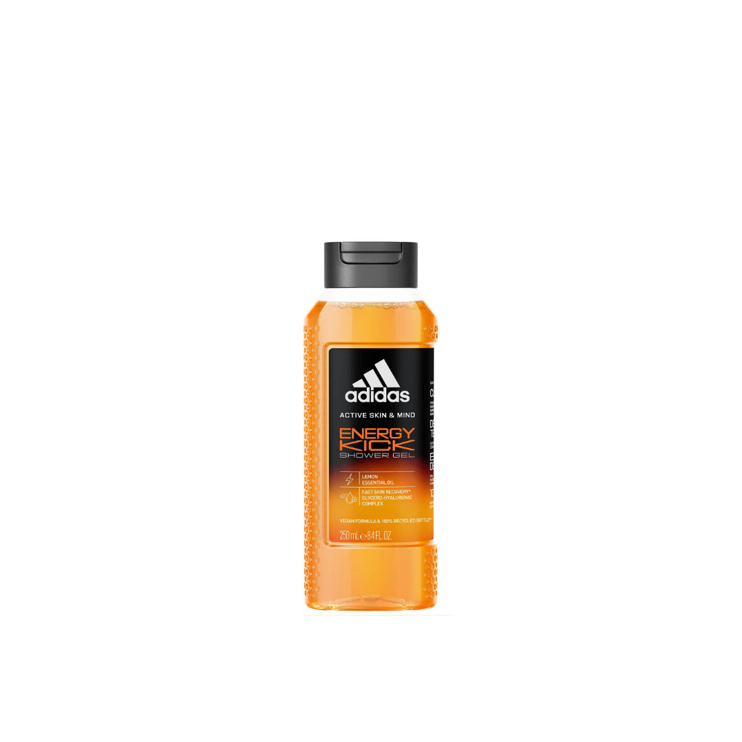 Adidas Active Skin & Mind Energy Kick Shower Gel 250ml For Men - Medaid