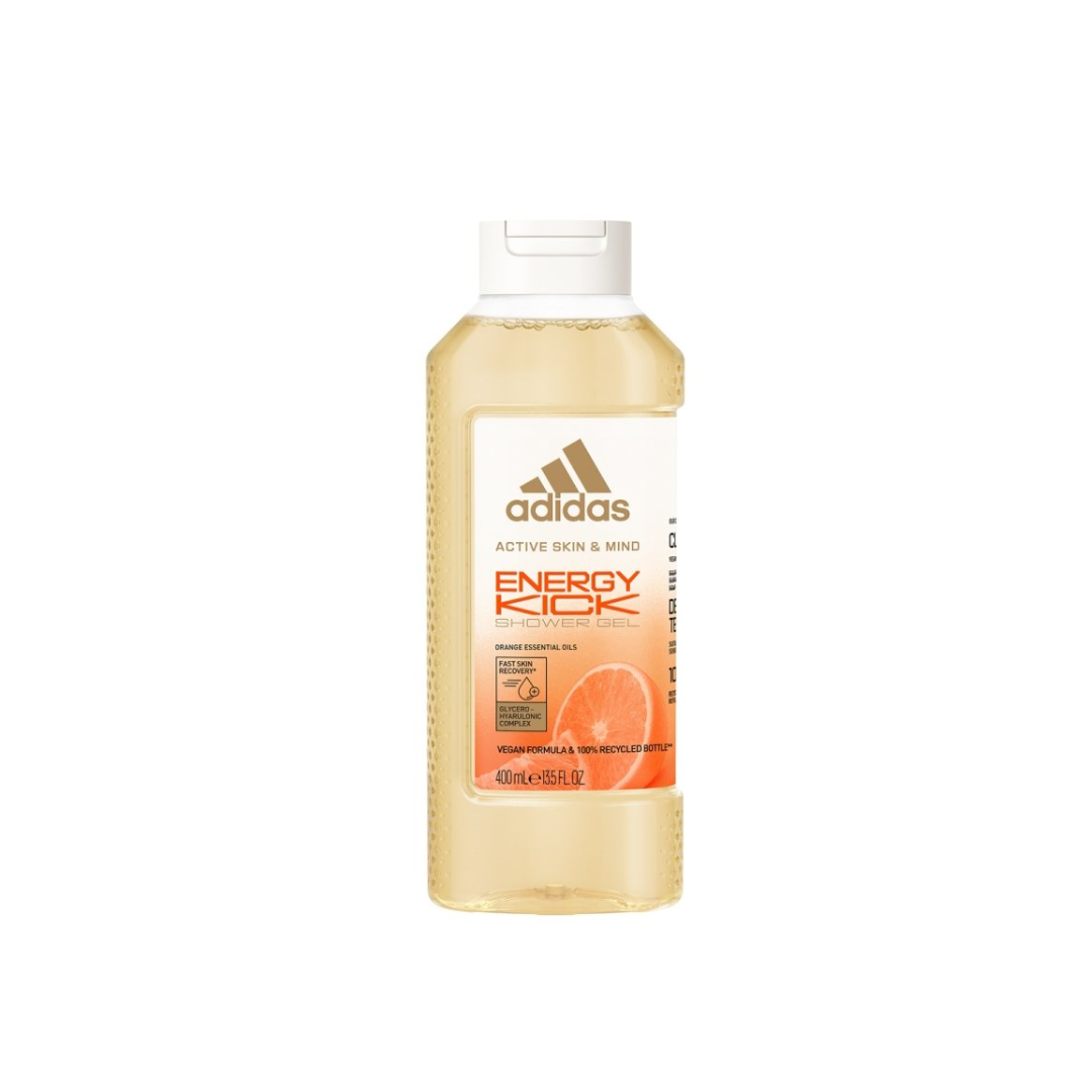 Adidas Active Skin & Mind Energy Kick Shower Gel 400ml For Women - Medaid