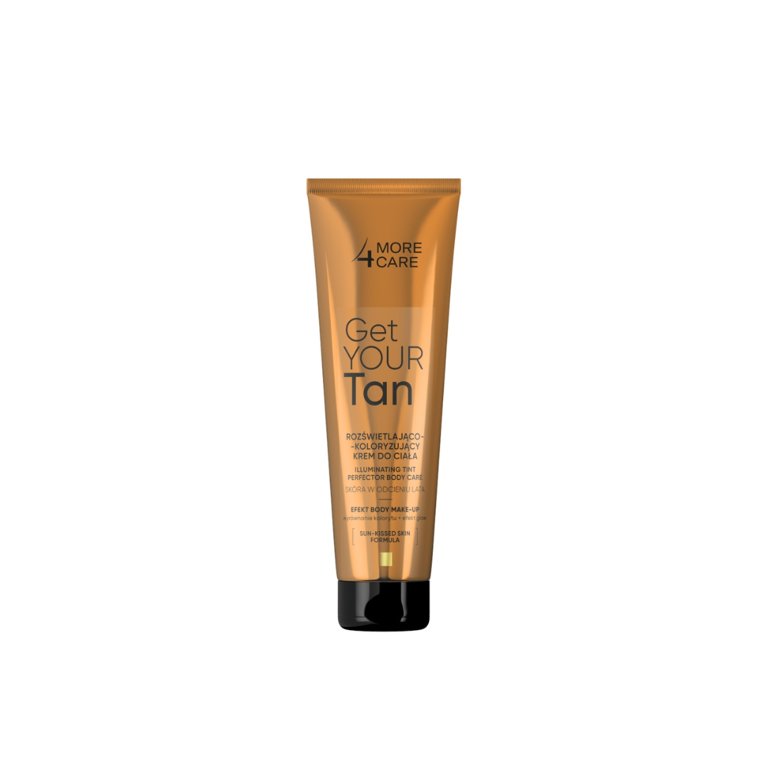 More 4 Care Tan Illuminating Body Makeup Cream 100ml - Medaid