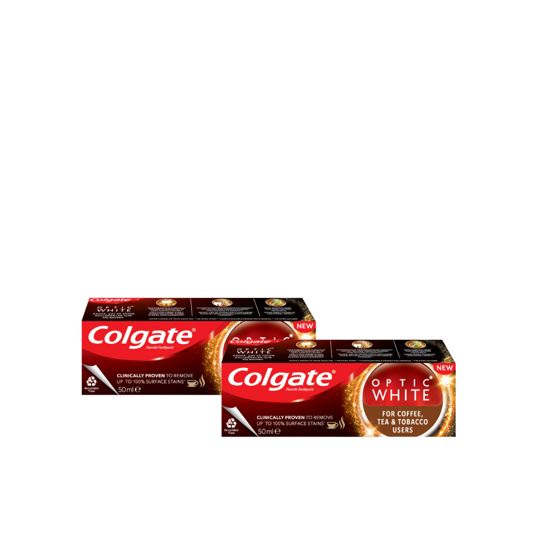 Colgate Toothpaste Optic Coffee Lovers Duo Bundle 30% Off - Medaid International