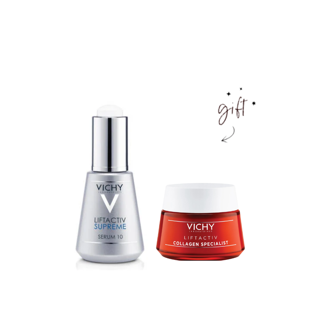 Vichy Liftactiv Hyaluronic Acid Serum Bundle + Gift - Medaid International