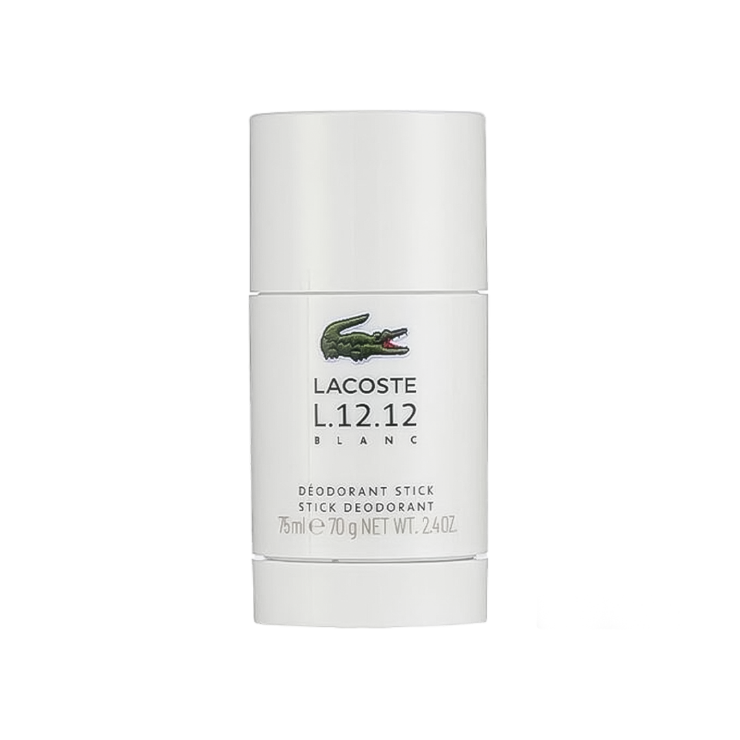 Lacoste Blanc L.12.12 Deodorant Stick Pour Homme - 70g - Medaid International