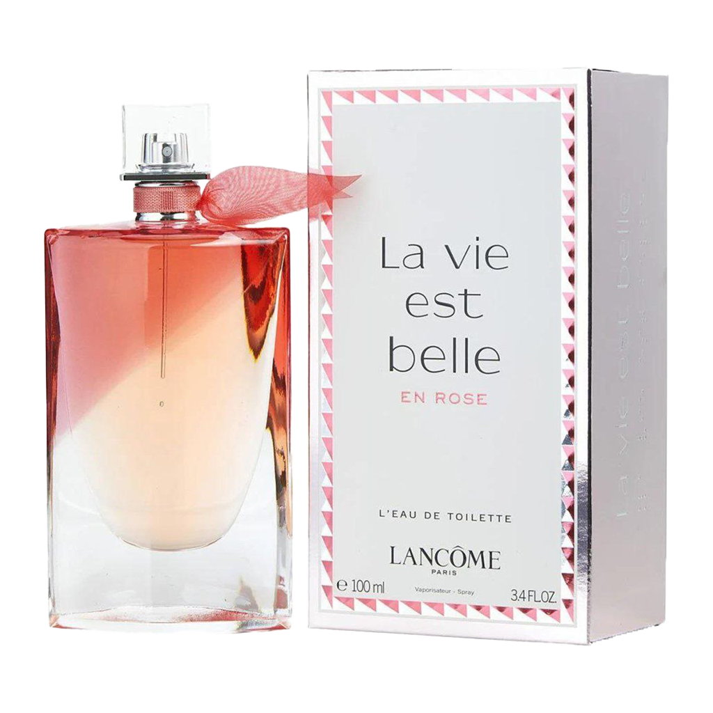 Lancome La Vie Est Belle En Rose Eau De Toilette Pour Femme - 100ml - Medaid