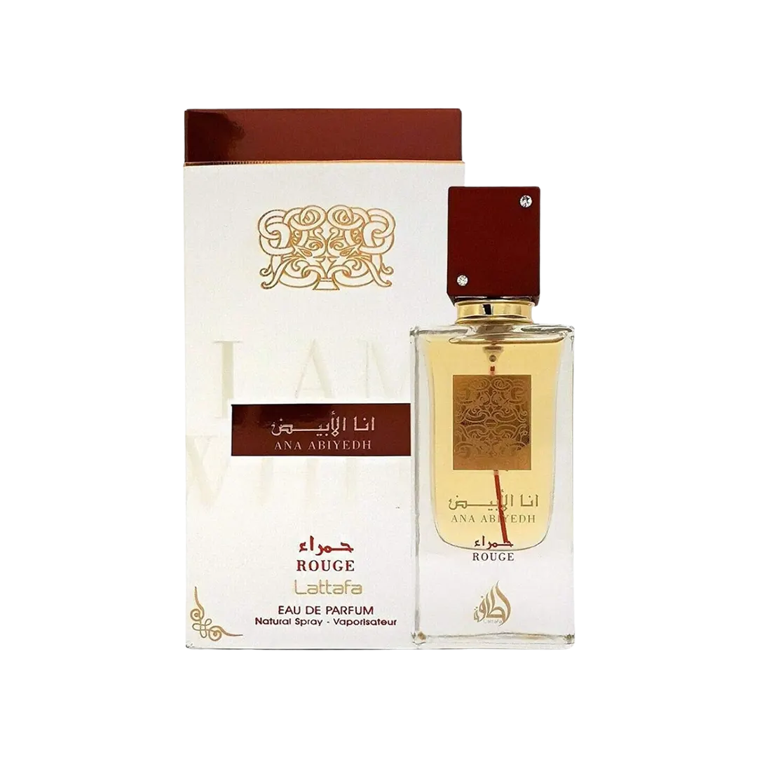 Lattafa Ana Abiyed Rouge Eau De Parfum Pour Homme & Femme - 60ml - Medaid