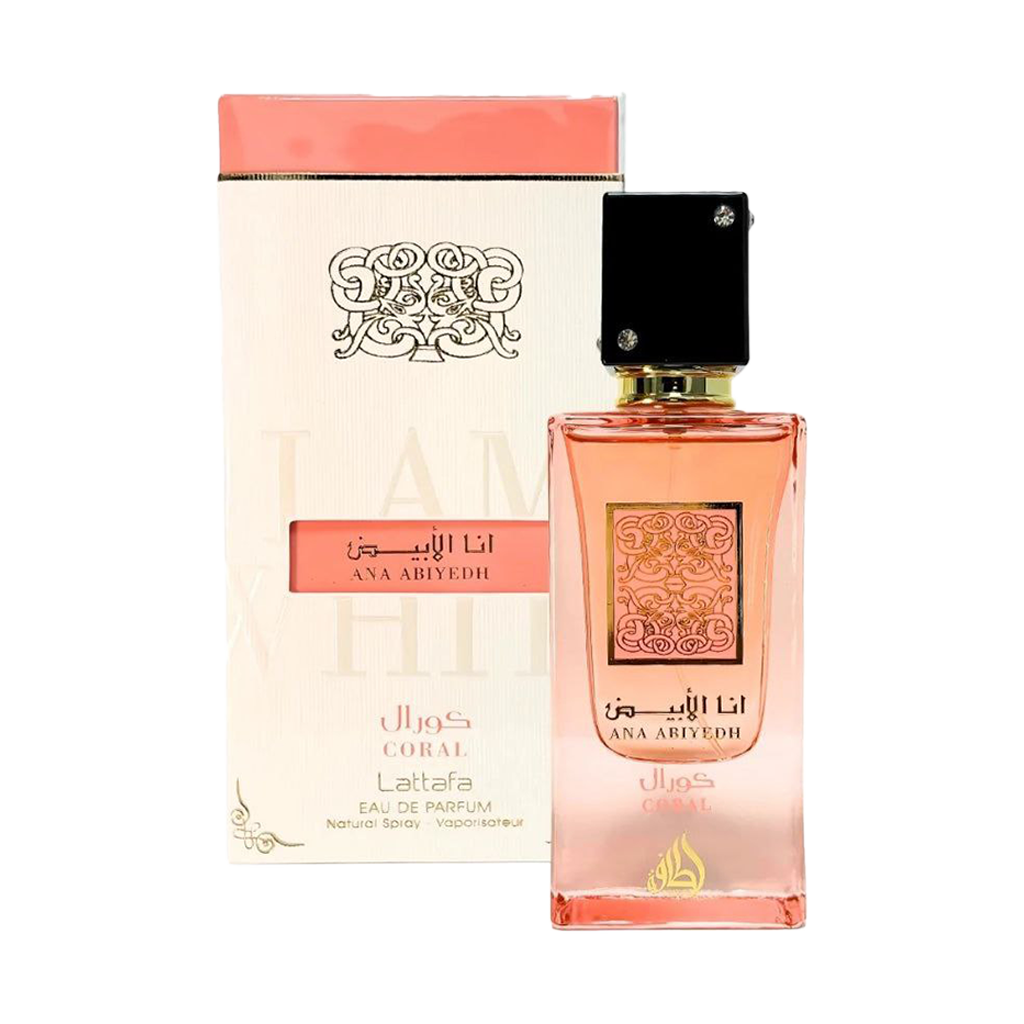 Lattafa Ana Abiyed Coral Eau De Parfum Pour Homme & Femme - 60ml - Medaid