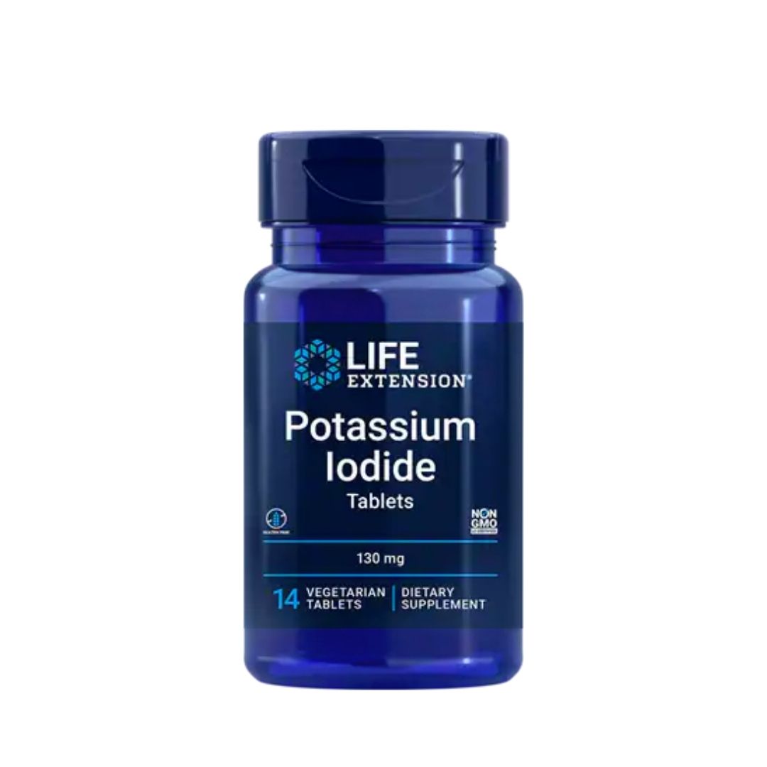 Life Extension Potassium Iodide 14 Tablets - Medaid International