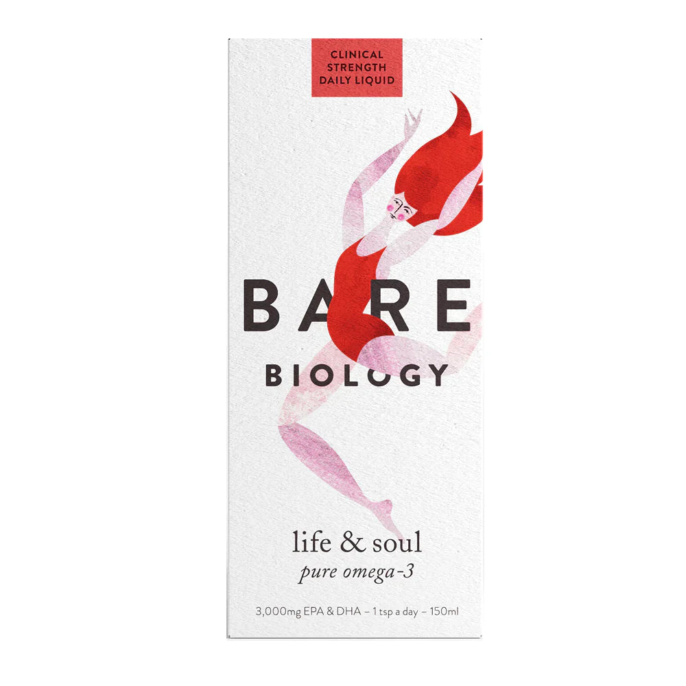 Bare Biology - Life & Soul Pure Omega-3 Clinical Strength Liquid 150ml - Medaid International