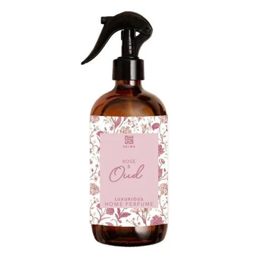 Luxurious Home Perfume Rose & Oud 500ML – Salma Loves Beauty - Medaid