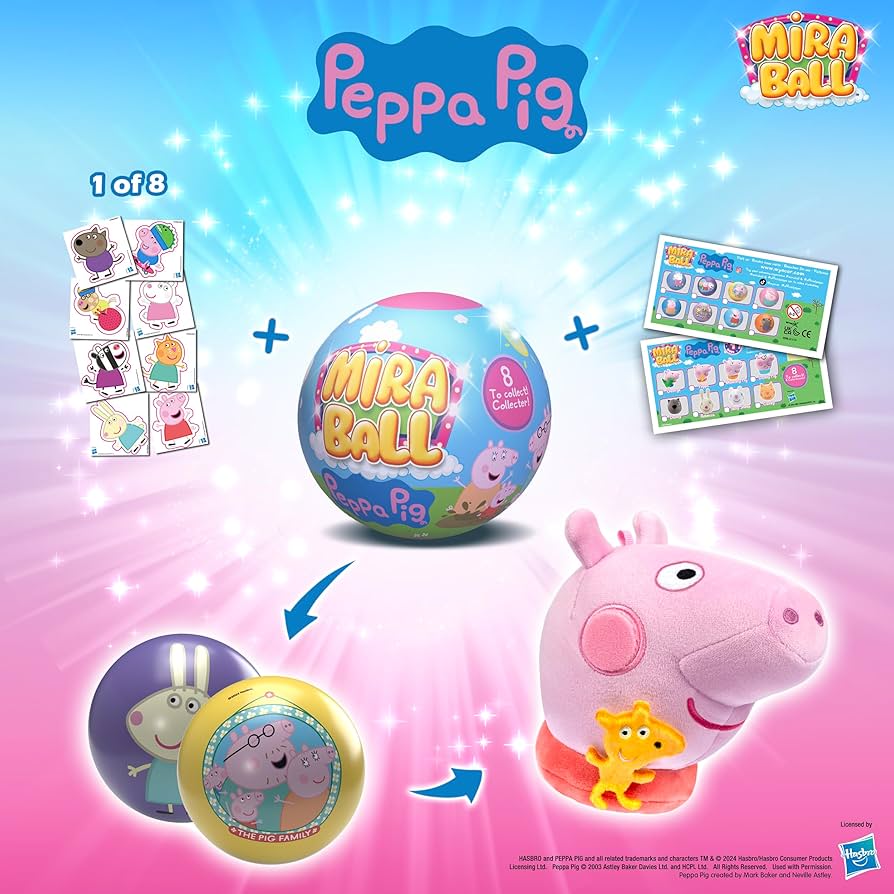 Miraball Peppa Pig Assortment 1pc - Medaid International