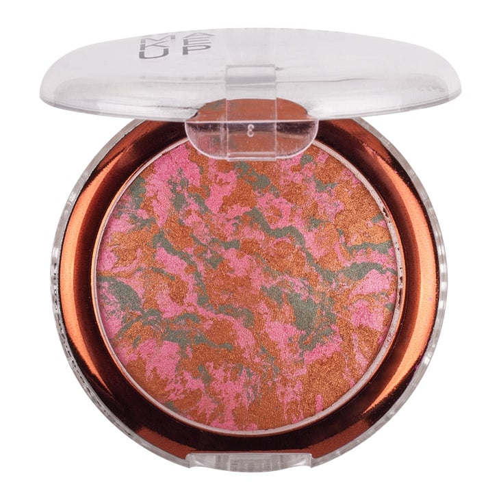 Makeup Terracotta Compact Powder & Blush On - Medaid
