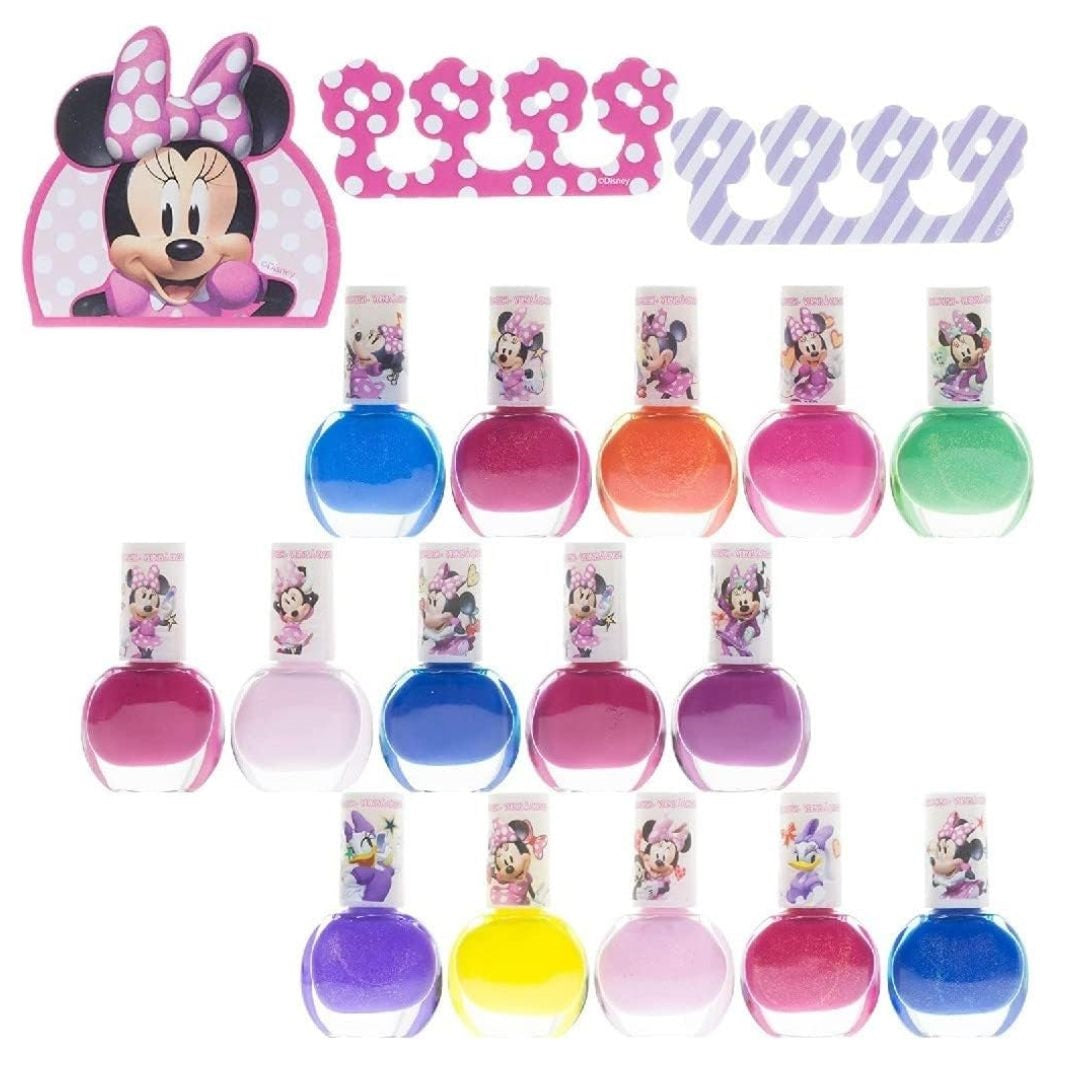 Disney Minnie Mouse Non-Toxic Peel Off Nail Polish Set - Medaid International
