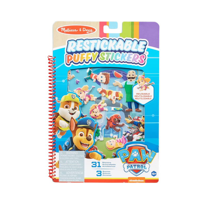Melissa and Doug Paw Patrol Puffy Sticker - Adventure Bay - Medaid International