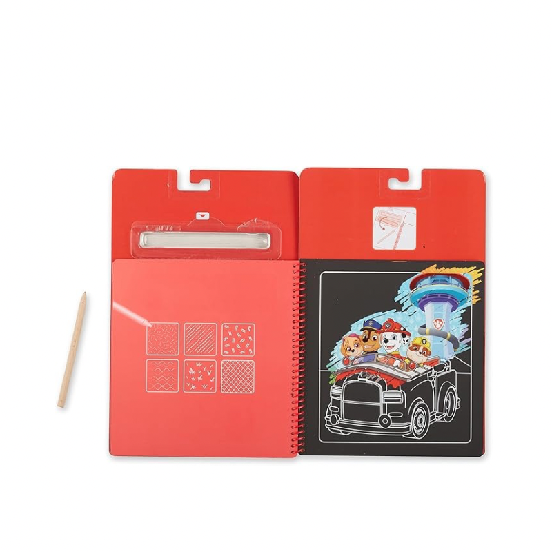 Melissa and Doug Paw Patrol Scratch Art Pad - Marshall - Medaid International