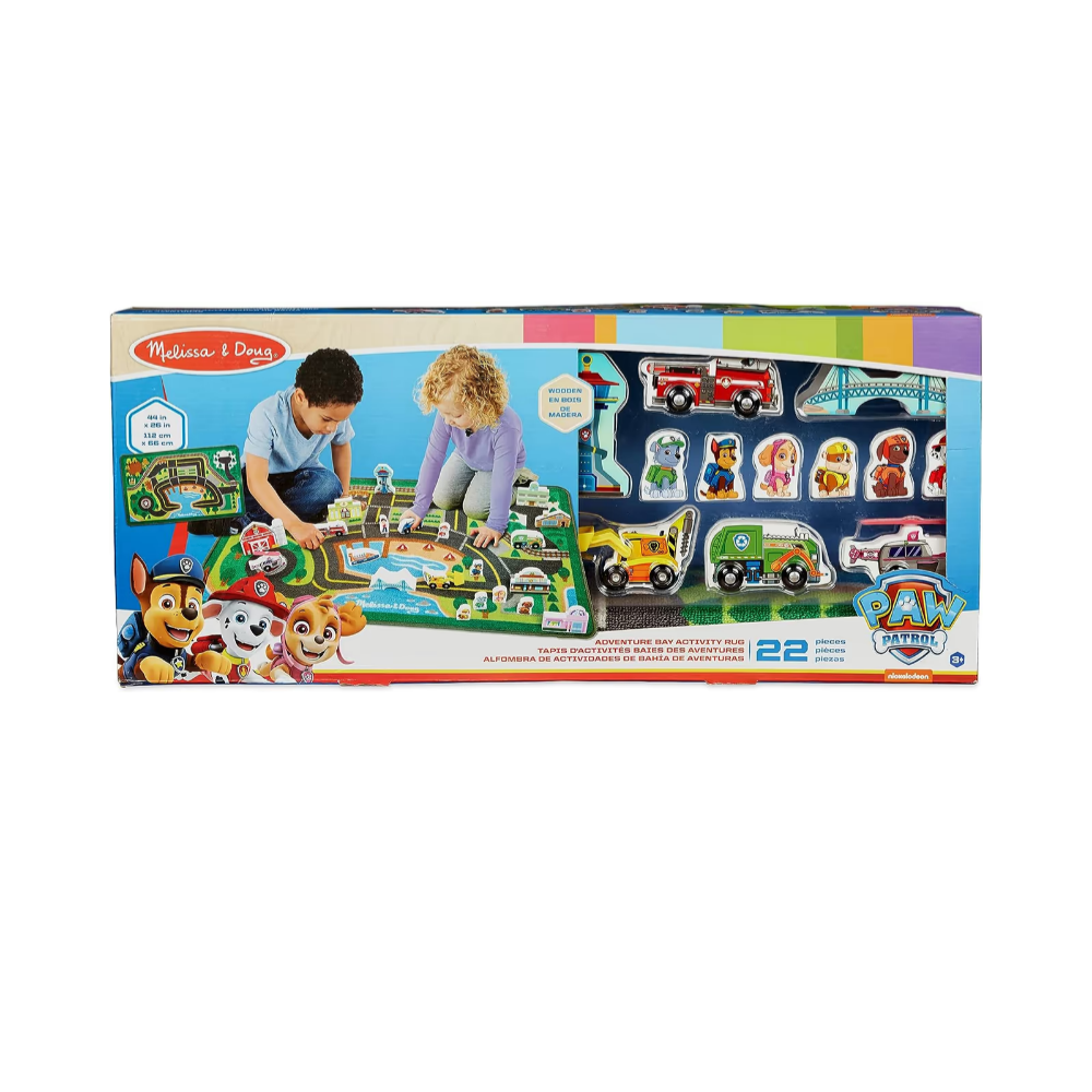 Melissa And Doug Paw Patrol Activity Rug - Adventure Bay - Medaid International