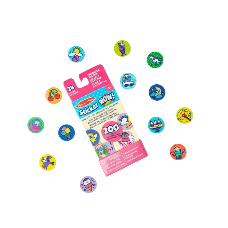 Sticker WOW! Mini Activity Pad with Refill Stickers - Favorite - Medaid International