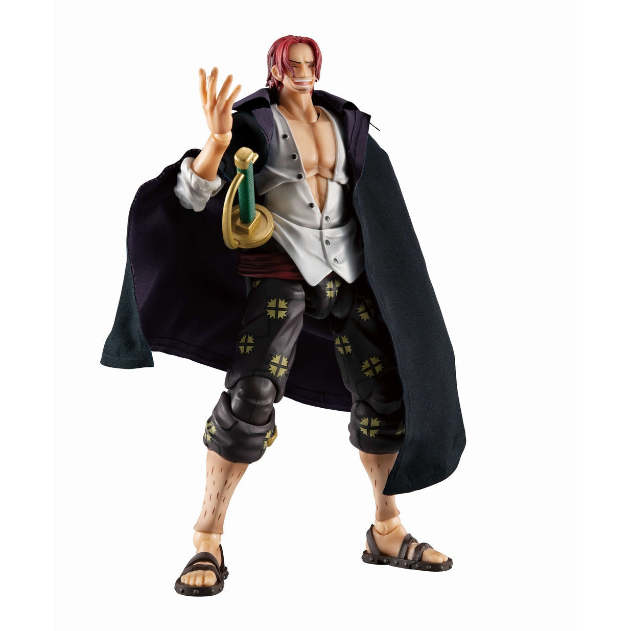 ONE PIECE Red-haired Shanks ver.1.5 Variable Action Heroes By MegaHouse - Medaid International