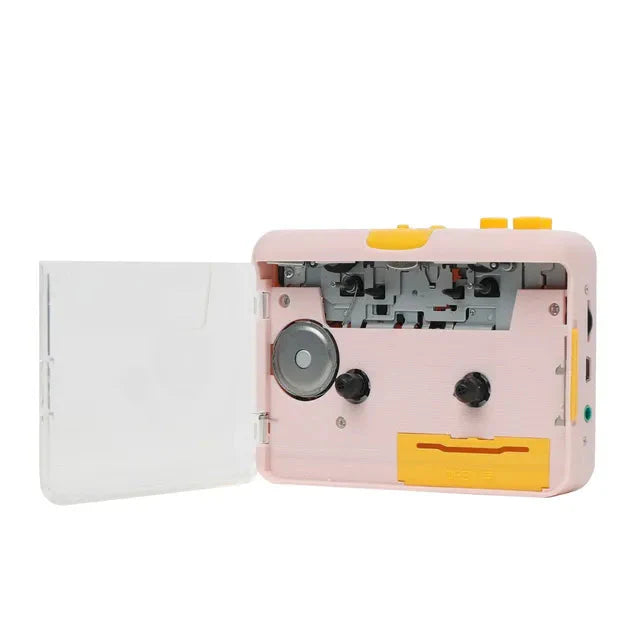 JO9 CASSETTE PLAYER (CLEAR SUPER USB) - PINK By MJI - Medaid International