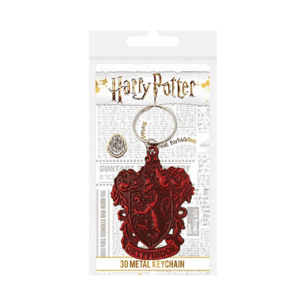 HARRY POTTER - GRYFFINDOR CREST (METAL KEYCHAIN) By Pyramid - Medaid International