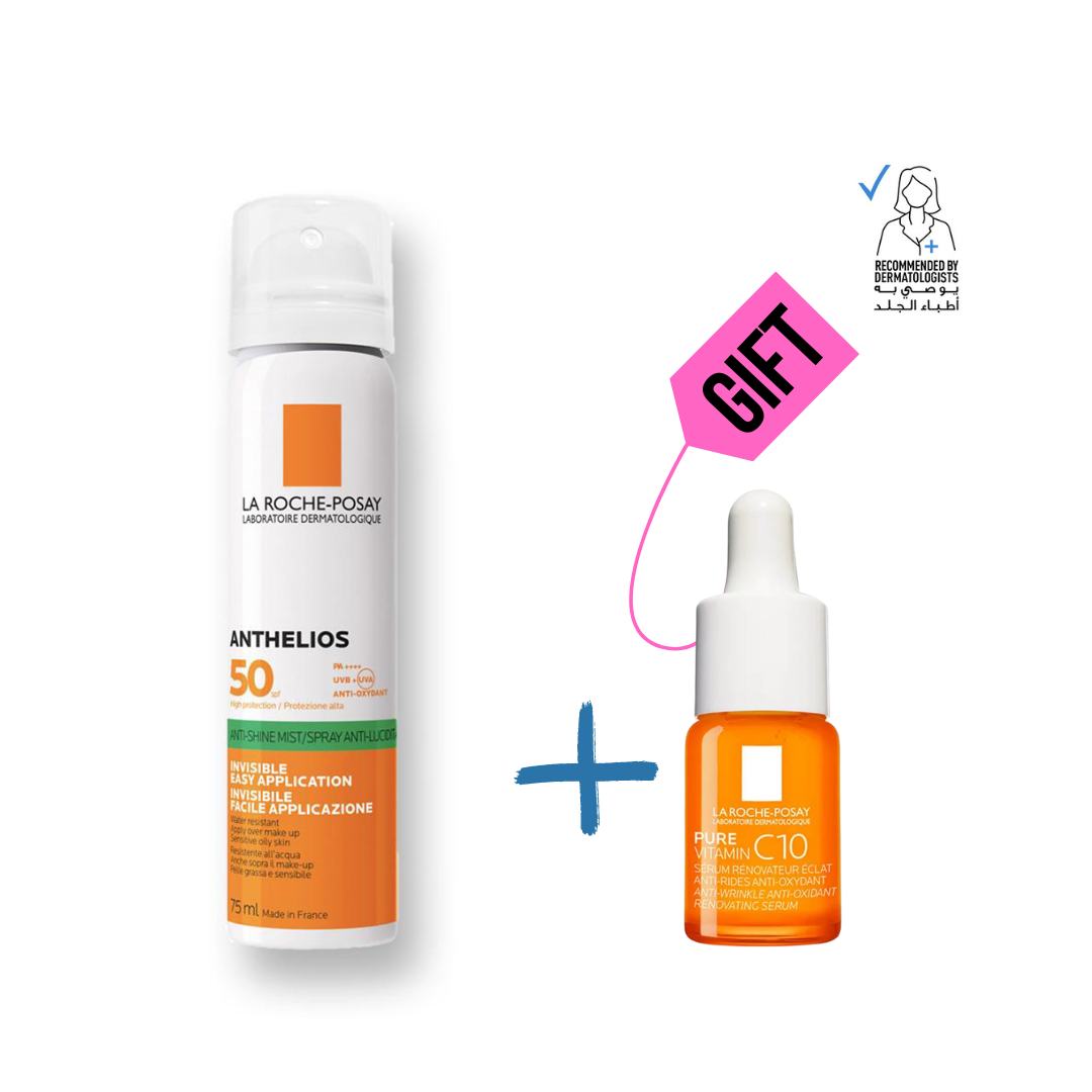 Anthelios Invisible Mist + Free 10% Pure Vitamin C Serum 10 ML - Medaid