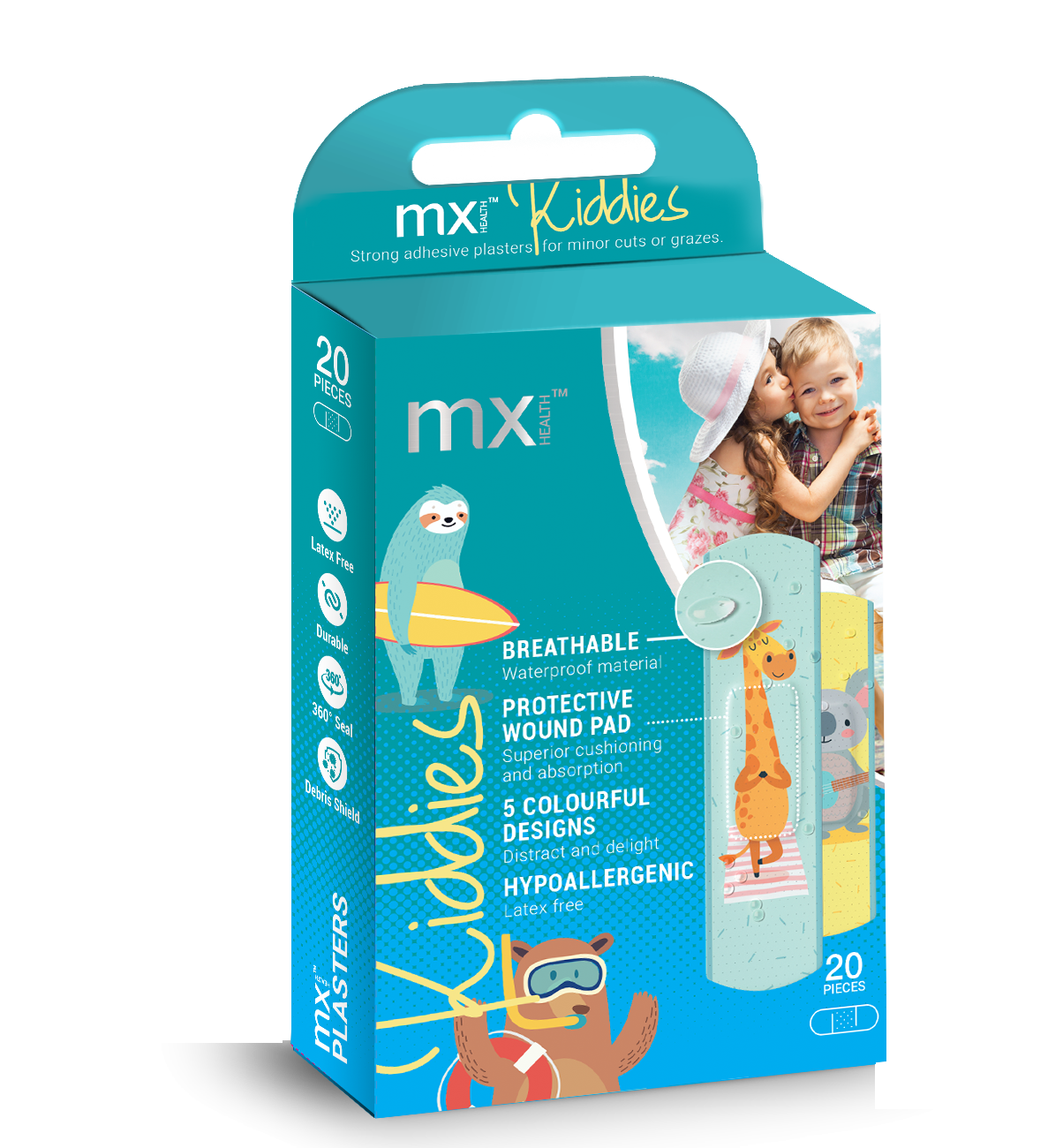 Medinox Mx76114 Kids Warerproof Plaster 20S - Medaid