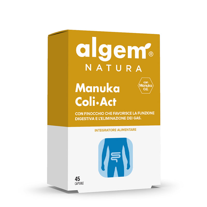 ALGEM MANUKA COLI ACT CAPS 45S - Medaid International
