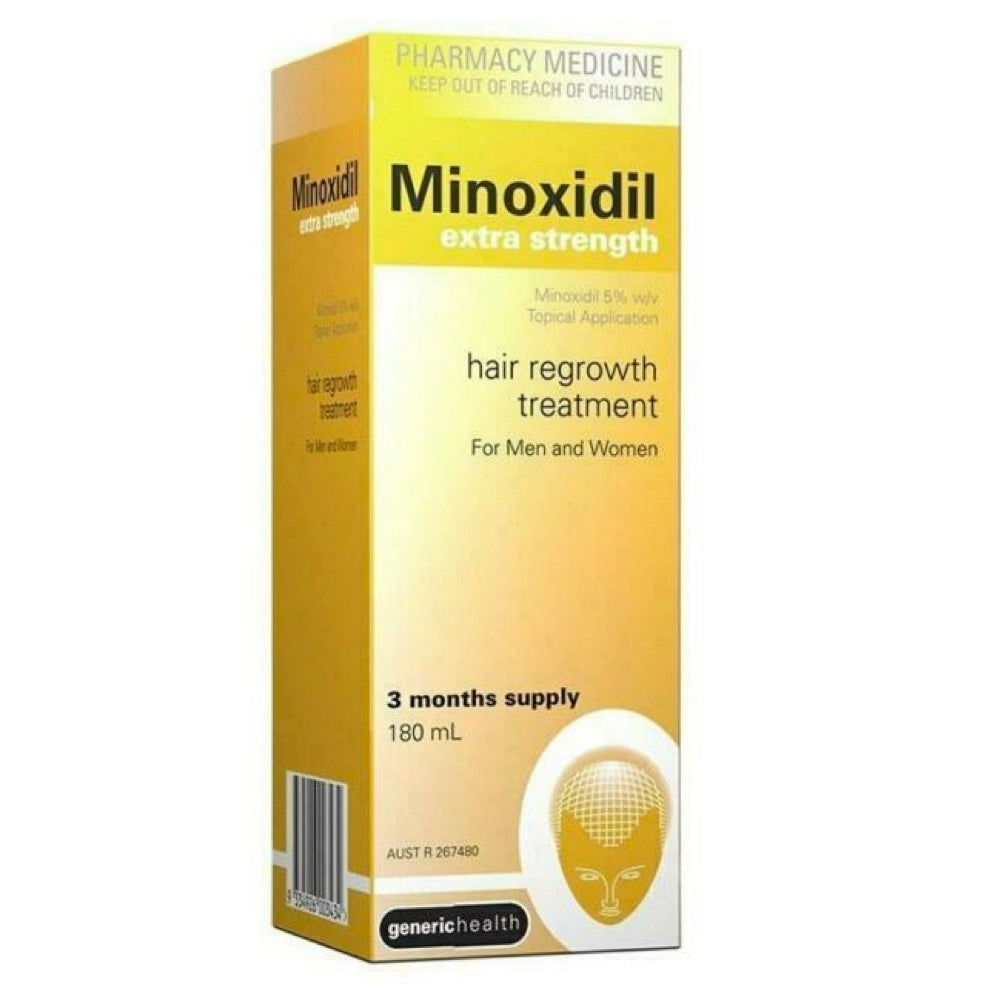 Minoxidil Extra Strength - 3 Month Supply - Medaid